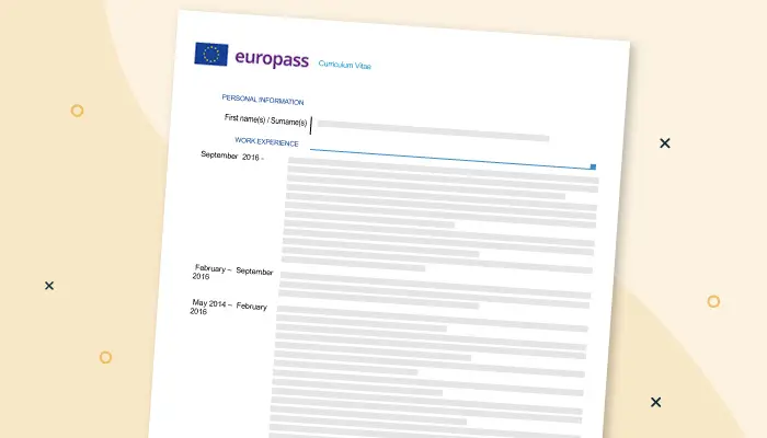 How To Create A Europass CV Tips And Example 