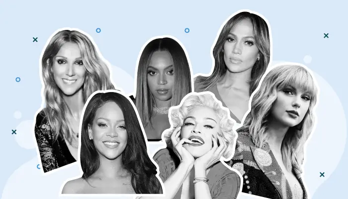 Top 10 women singers over 30 years 
